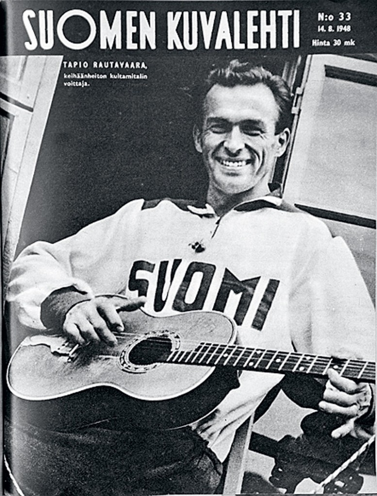 Komea olympiavoittaja Suomen Kuvalehden 22/1948 kannessa. Kuva: Suomen Kuvalehti