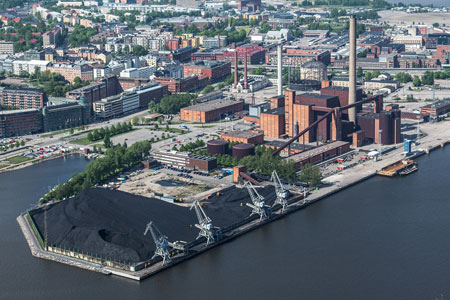 Hanasaaren voimalaitos. foto: hel.fi