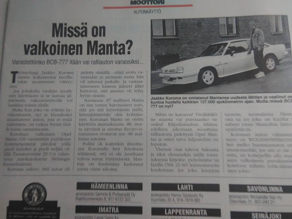 Moottori-lehti, foto: Jaakko