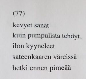 kevyet sanat